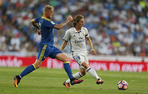 Celta Vigo gây bất ngờ khi cầm chân Real đến những phút cuối. Ảnh: Reuters