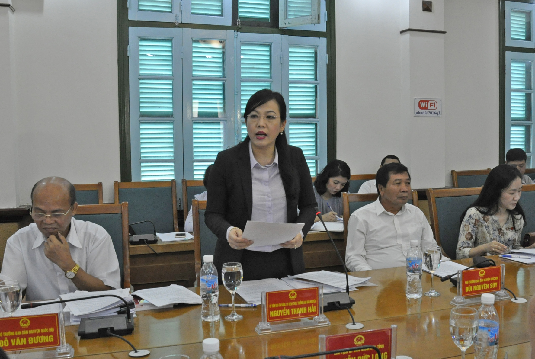 Đồng chí Nguyễn Thanh Hải, Trưởng Ban Dân nguyện của Ủy ban Thường vụ Quốc hội kết luận sau buổi làm việc