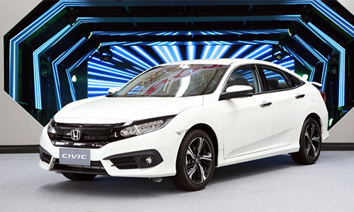 Honda Civic thế hệ mới khi ra mắt tại Thái Lan.
