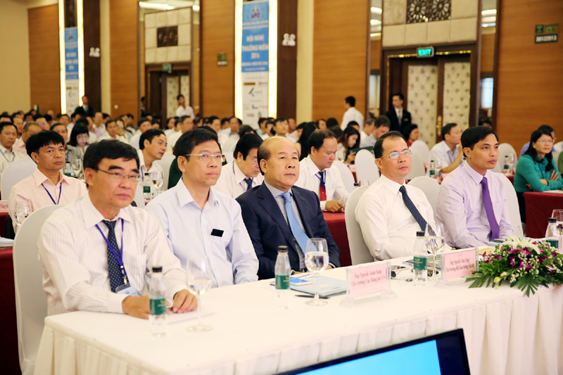 Các đồng chí lãnh đạo Bộ TG-VT,  tỉnh Quảng Ninh, Tập đoàn TKV, Cục hàng hải Việt Nam dự hội nghị.
