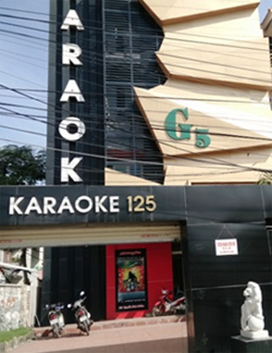 Quán karaoke G5. Ảnh: Giang Chinh