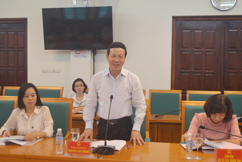 Đồng chí Nguyễn Văn Thành, Phó Chủ tịch UBND tỉnh giới thiệu khái quát những thế mạnh của Quảng Ninh