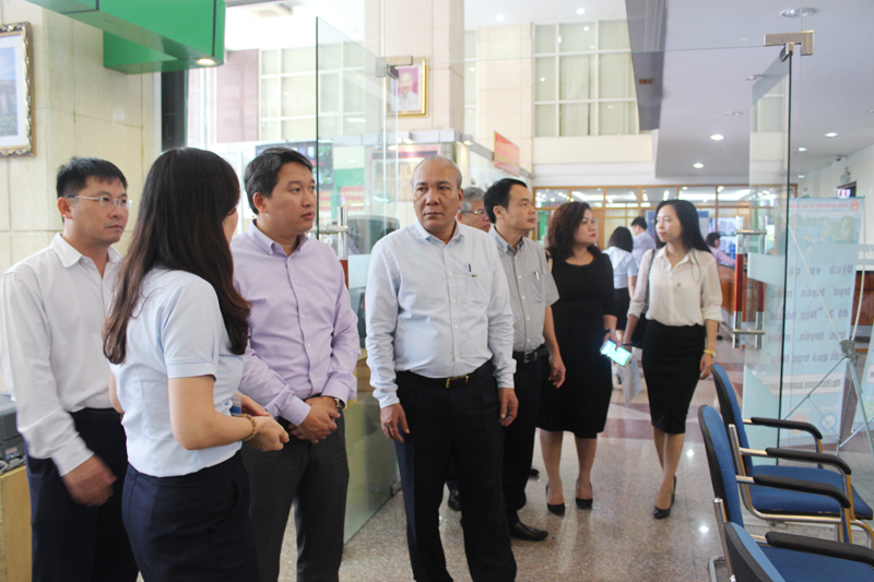 Đoàn công tác của tỉnh Đắk Lắk đã đi tham quan TTHCC tỉnh