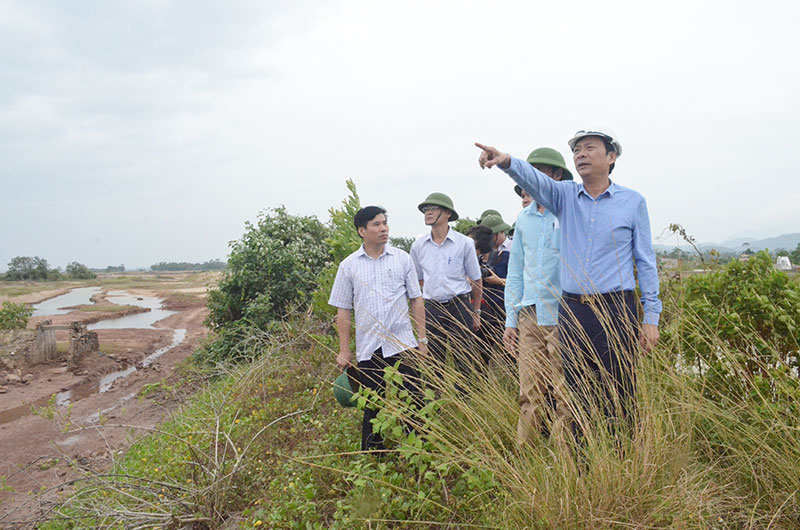 Bí thư Tỉnh ủy Nguyễn Văn Đọc chỉ đạo phòng chống bão số 7 tại Tiên Yên