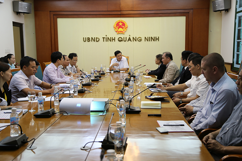 Chủ tịch UBND tỉnh Nguyễn Đức Long cho ý kiến về đề xuất của nhà đầu tư.