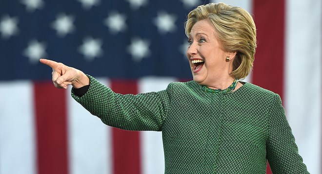 Ứng cử viên tổng thống đảng Dân chủ Hillary Clinton đang chiếm ưu thế trong bầu cử sớm. (Nguồn: Getty)