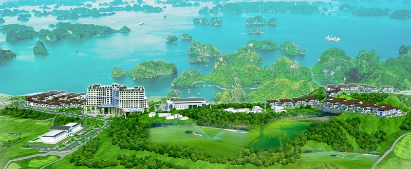 Trên vùng đồi có diện tích 224ha, FLC Hạ Long là siêu phẩm dự án biệt thự nghỉ dưỡng nằm trọn trên vùng đồi Văn Nghệ, chỉ cách trung tâm thành phố từ 1,5-3km, có tầm nhìn bao quát toàn cảnh Vịnh Hạ Long.