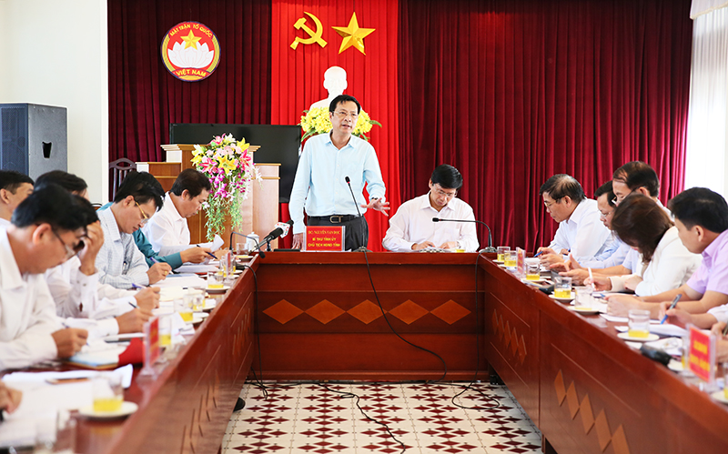 Bí thư Tỉnh ủy Nguyễn Văn Đọc: 