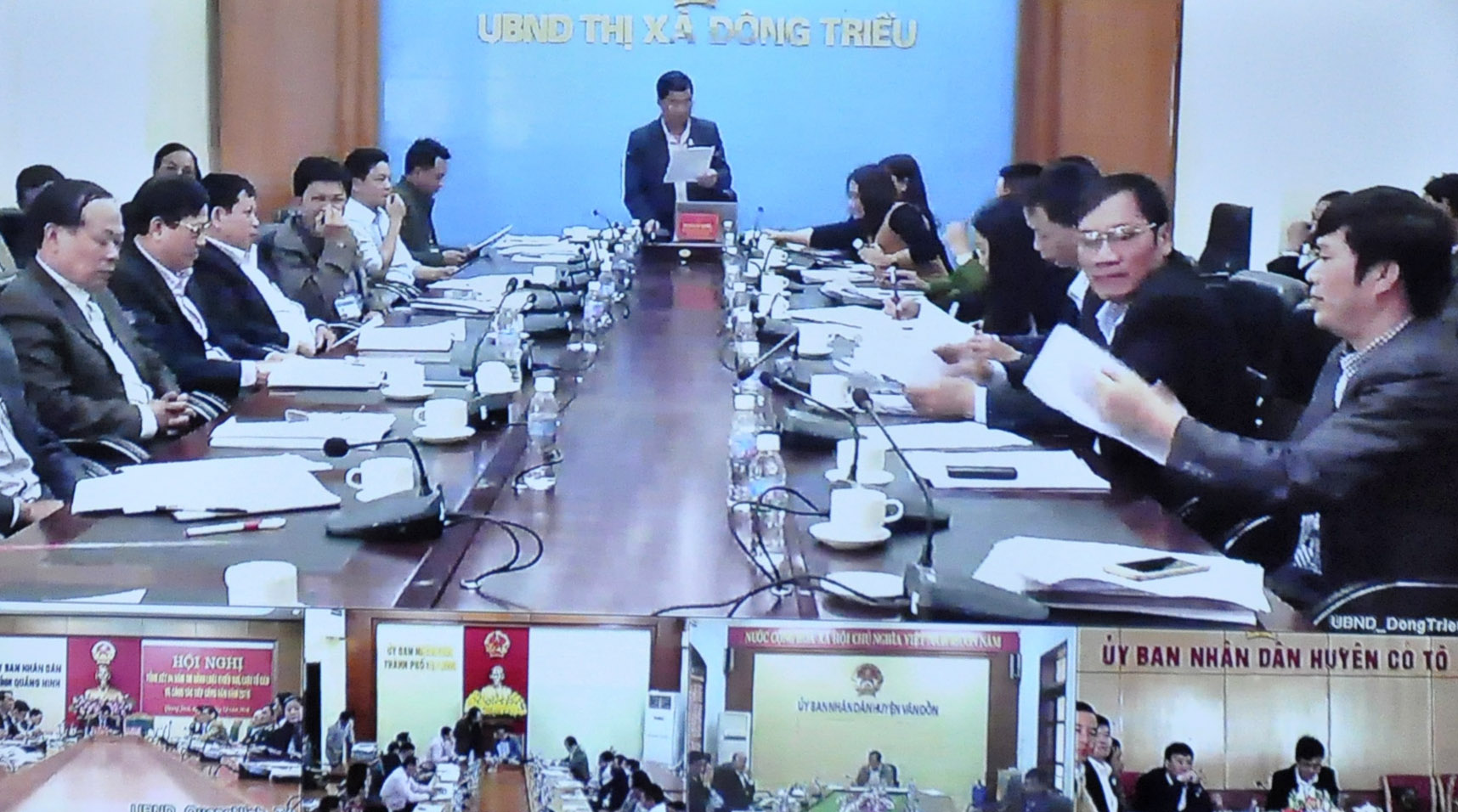 Lãnh đạo UBND TX Đông Triều chia sẻ kinh nghiệm giải quyết KNTC trên địa bàn.