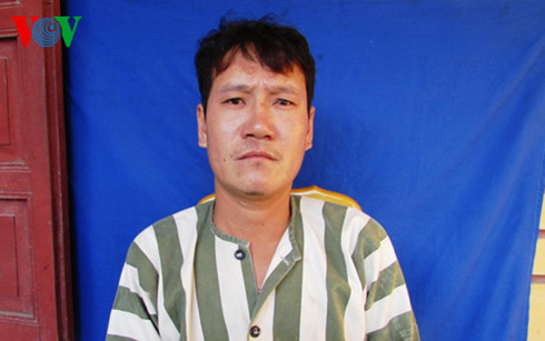 Đối tượng Lê Văn Quảng bị bắt vì hành vi hủy hoại tài sản người khác.