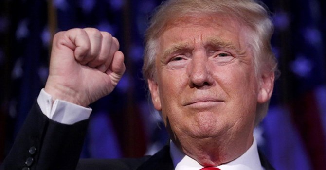 Ông Donald Trump vừa đắc cử Tổng thống Mỹ. Ảnh REUTERS/Carlo Allegri