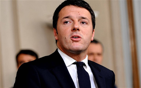 Thủ tướng Italy Renzi. Ảnh: The Commentator.