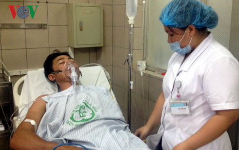 Bệnh nhân điều trị tại Bệnh viện Bạch Mai