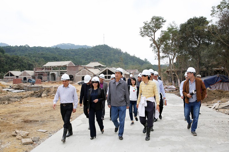 Đồng chí Nguyễn Văn Đọc, Bí thư Tỉnh ủy, Chủ tịch HĐND tỉnh kiểm tra tiến độ dự án