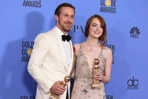 Ryan Gosling và Emma Stone - Nữ diễn viên chính xuất sắc nhất. Ảnh ABC
