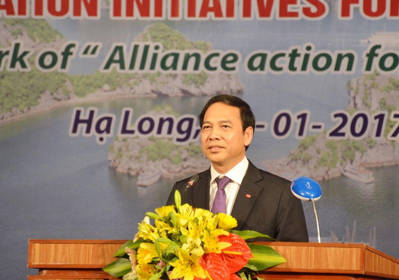 Đồng chí Đặng Huy Hậu, Phó Chủ tịch Thường trực UBND phát biểu tại sự kiện