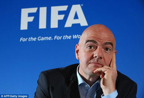 Ông Infantino, Chủ tịch FIFA, là một trong những người đầu tiên đề ra ý tưởng có 48 đội dự World Cup. (Ảnh: Getty).
