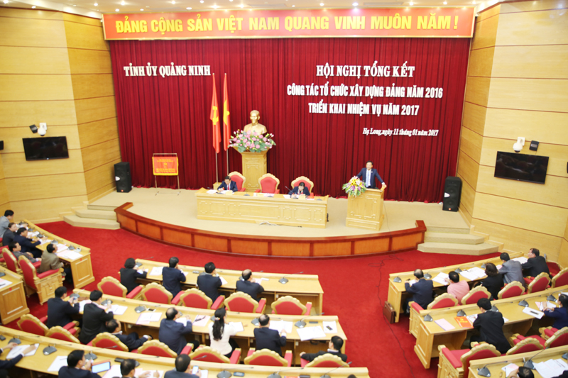Hội nghị triển khai công tác tổ chức xây dựng Đảng năm 2017.