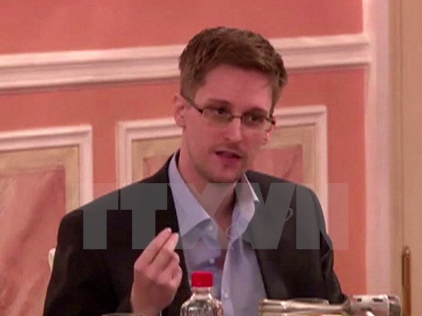 Cựu nhân viên Cơ quan An ninh quốc gia Mỹ (NSA) Edward Snowden. (Nguồn: AFP/TTXVN)