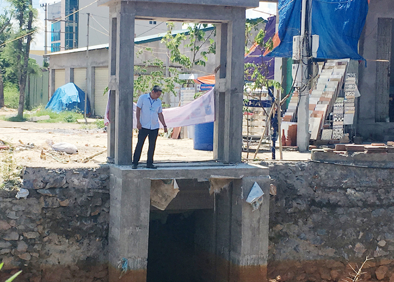 Cống thoát nước khu Diêm Thuỷ (phường Cẩm Bình) hoàn thành đầu tháng 6-2016, đảm bảo tiêu thoát nước trong khu vực.