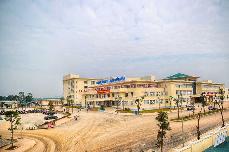 Trung tâm Y tế Thị xã Quảng Yên được đầu tư mới khang trang