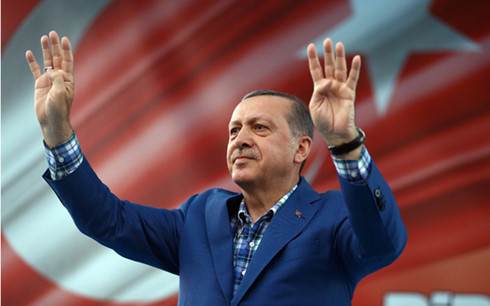 Tổng thống Thổ Nhĩ Kỳ Recep Tayyip Erdogan. (Ảnh: AP)