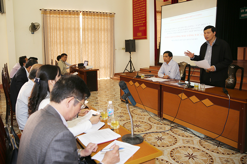 Đồng chí Nguyễn Đức Long, Phó Bí thư Tỉnh ủy, Chủ tịch UBND tỉnh đã chủ trì cuộc họp