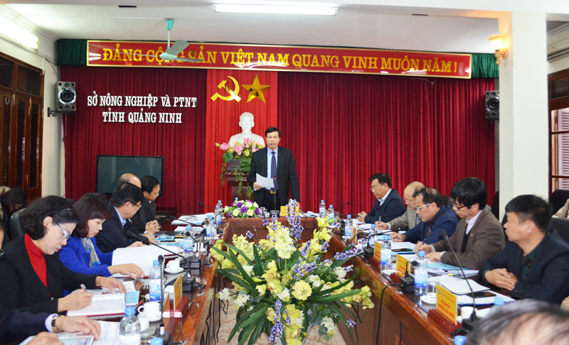 Chủ tịch UBND tỉnh Nguyễn Đức Long làm việc với Sở NN&PTNT