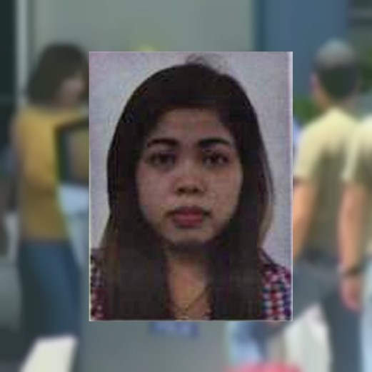 Nghi phạm Siti Ais​yah bị tình nghi giết chết ông Kim Jong Nam (Nguồn: NST)