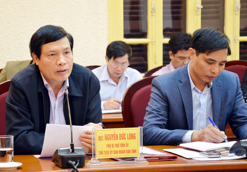 Đồng chí Nguyễn Đức Long, Chủ tịch UBND tỉnh: