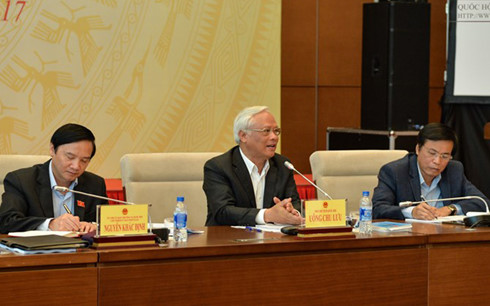 Phó Chủ tịch Quốc hội Uông Chu Lưu chủ trì hội thảo (Ảnh: Quốc hội)