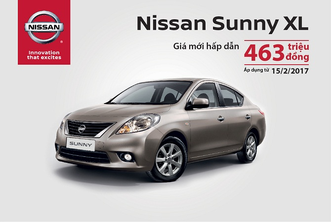 Nissan Sunny giảm giá mạnh, rẻ nhất thị trường còn 463 triệu đồng