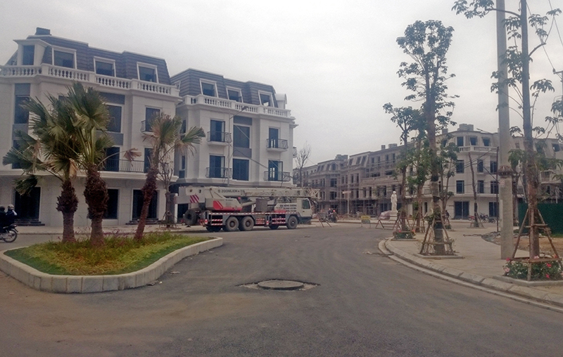 Khu đô thị mới Vinhomes Bến Đoan (TP Hạ Long) do Tập đoàn VinGroup đầu tư, đang được hoàn thiện.