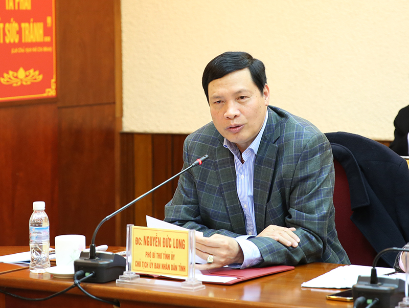 Chủ tịch UBND tỉnh Nguyễn Đức Long: