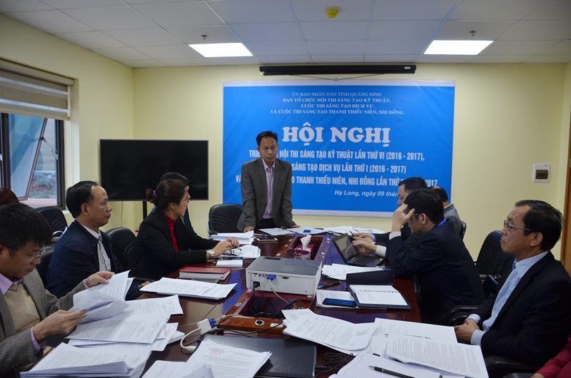Liên hiệp các Hội KH&KT tỉnh báo cáo tình hình triển khai các Cuộc thi, Hội thi của Quảng Ninh