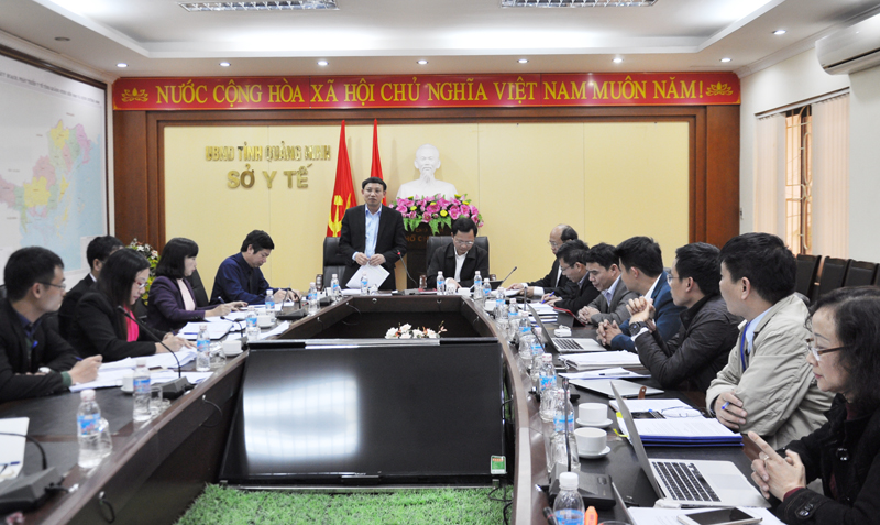 Đồng chí Nguyễn Xuân Ký, Ủy viên BTV Tỉnh ủy, Phó Chủ tịch Thường trực HĐND tỉnh phát biểu tại buổi làm việc.