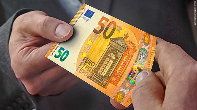 Đồng 50 euro mới. (Nguồn: ECB)