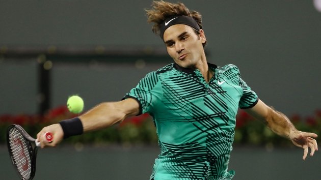  Federer bất chiến tự nhiên thành ở tứ kết Indian Wells. Ảnh: Internet.