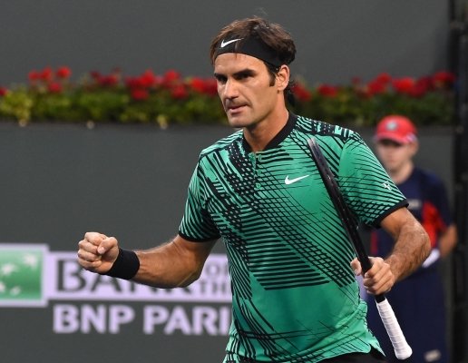  Federer tiến cực sát danh hiệu vô địch Indian Wells. Ảnh: Internet.