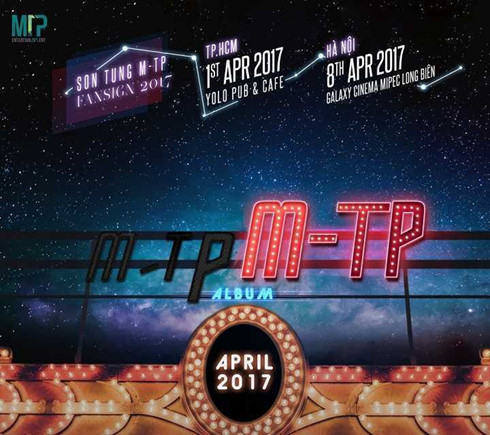 Poster chính thức album đầu tiên của Sơn Tùng M-TP.