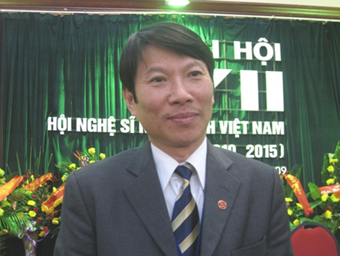 Ông Vũ Quốc Khánh, Chủ tịch Hội Nhiếp ảnh Việt Nam. Ảnh: Báo Thể thao Văn hóa.