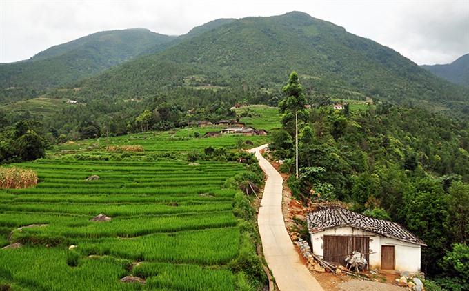Scattered population density has affected infrastructure development in the mountainous commune of Dong Van in Binh Lieu District. — Photo quangninh.gov.vn