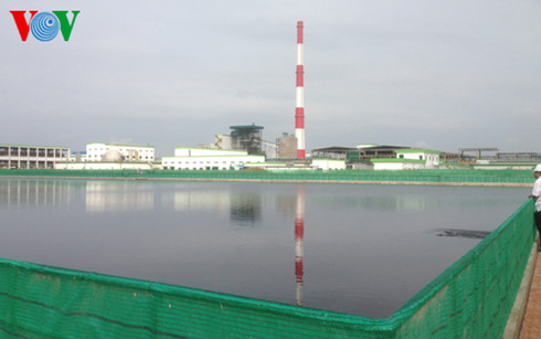 Hồ sinh thái của nhà máy.