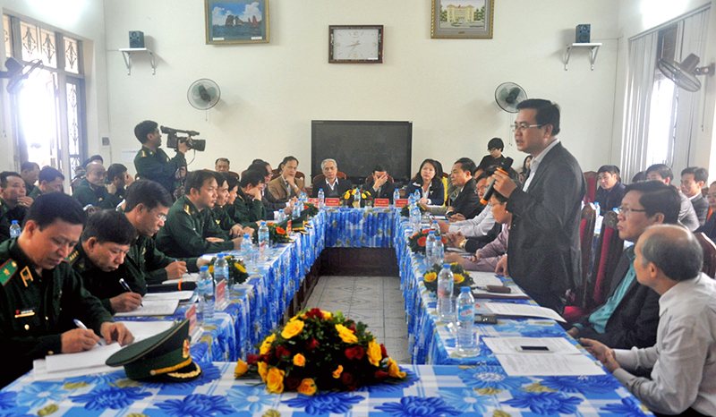 Hội nghị triển khai quy chế phối hợp giữa Đảng uỷ BĐBP tỉnh với các địa phương biên giới năm 2017.