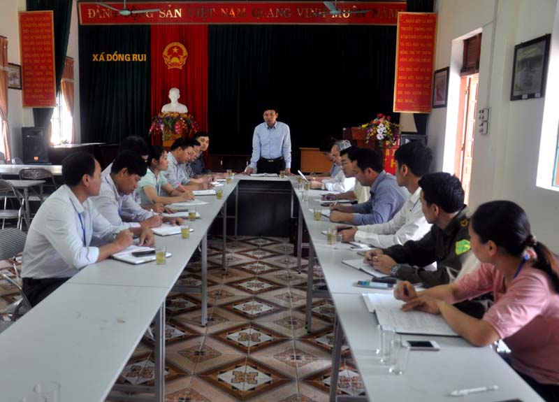 Đồng chí Nguyễn Xuân Ký, Uỷ viên BTV Tỉnh uỷ, Phó Chủ tịch Thường trực HĐND tỉnh phát biểu kết luận buổi làm việc
