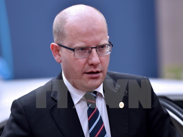 Thủ tướng Cộng hòa Séc Bohuslav Sobotka. (Ảnh: THX/TTXVN)