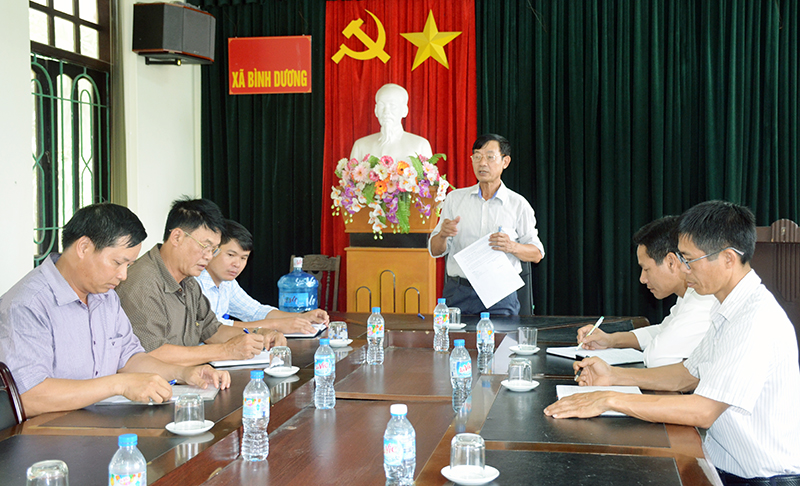 Đảng uỷ xã Bình Dương (TX Đông Triều) học tập, quán triệt Nghị quyết T.Ư 4 (khoá XII).