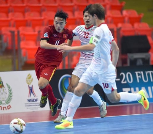  U20 Việt Nam có màn ra mắt ấn tượng bằng chiến thắng 4-2 trước U20 Tajikistan. Ảnh: Quang Thắng.