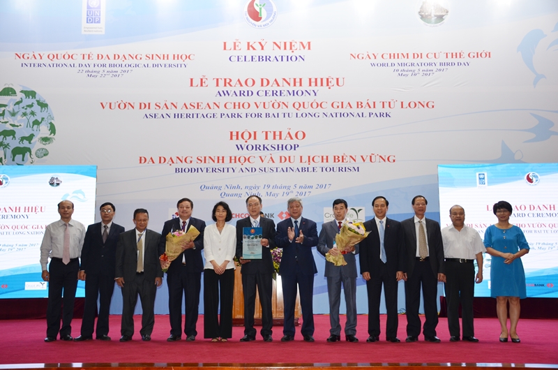 Vườn Quốc gia Bái Tử Long được nhận danh hiệu vườn Di sản ASEAN