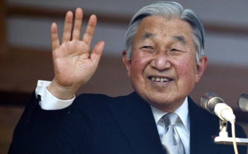 Nhật hoàng Akihito. Ảnh: Telegraph.